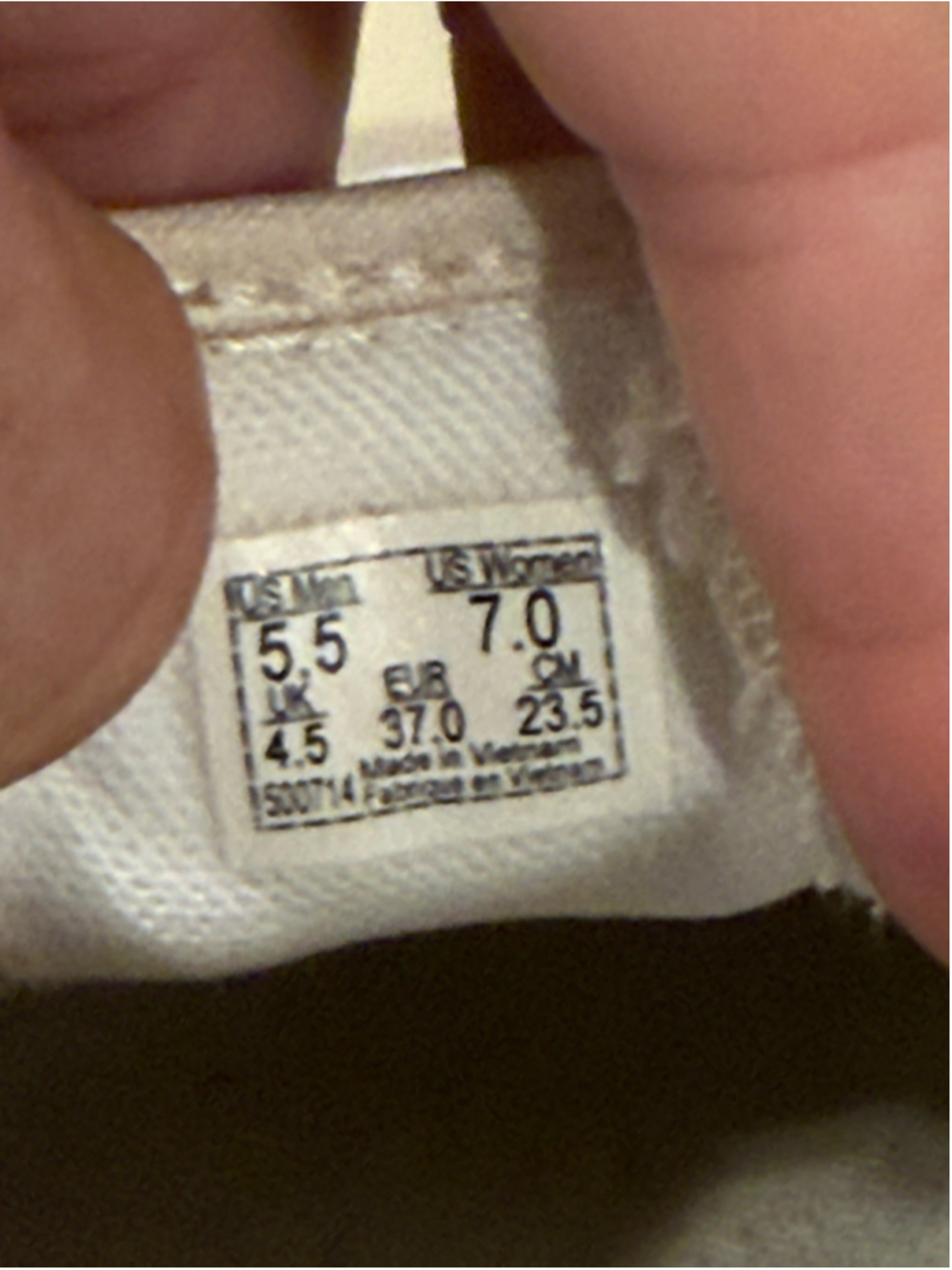 Vans Classic Slip-On Shoes Womens 7 Mens 5.5 White Canvas Low Top Sneakers - Picture 8 of 8